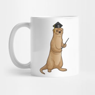 Otter Professor Cylinder Mug